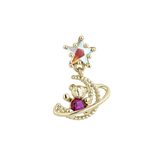 EARRING PIERCING PINK-GALAXY