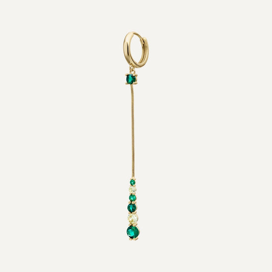 SERPENTINE HOOP PIERCING EARRING
