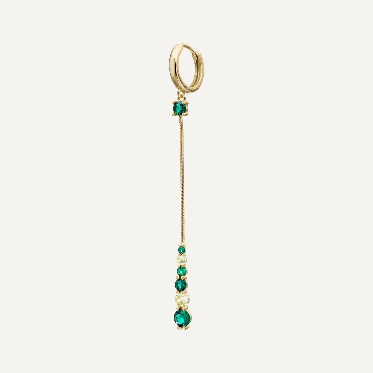 SERPENTINE HOOP PIERCING EARRING