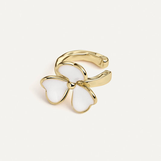 EAR CUFF WHITE LOTUS