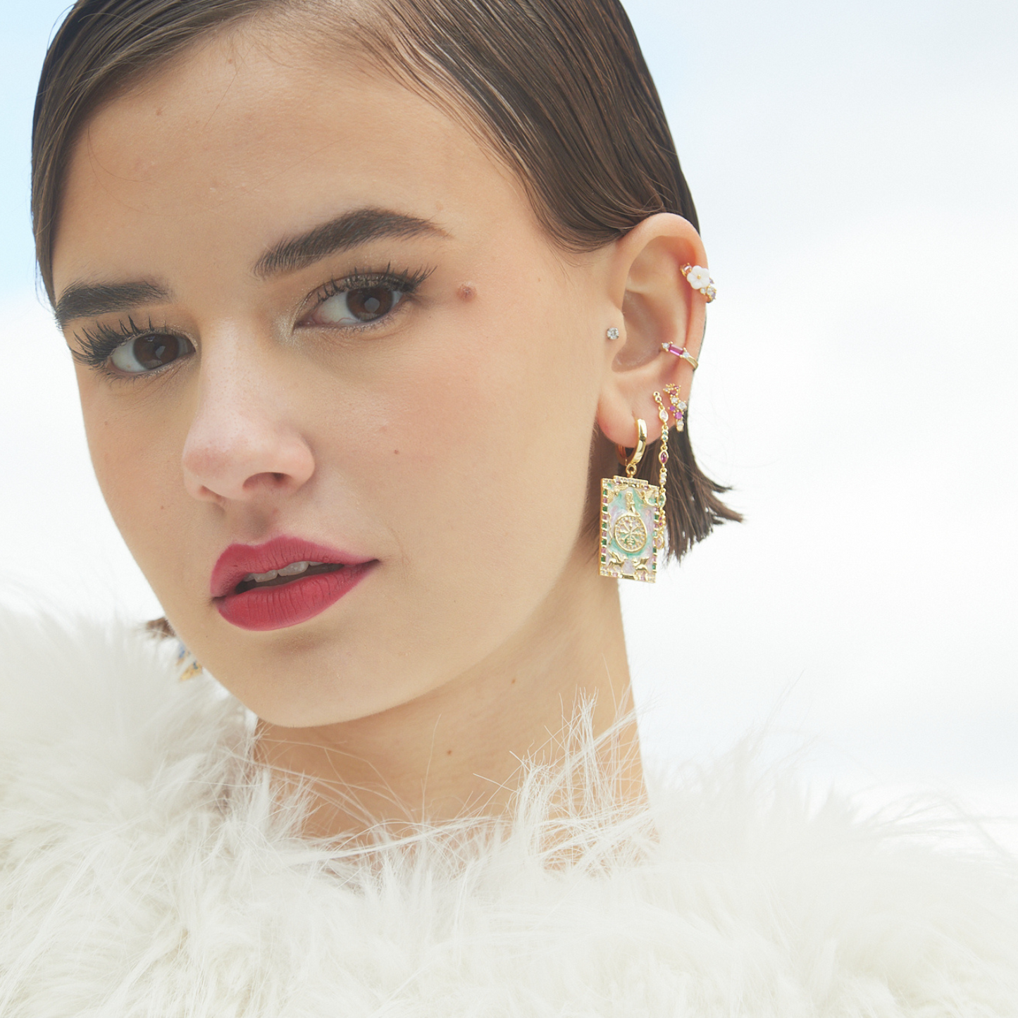 ARO AZALEA PIERCING EARRING