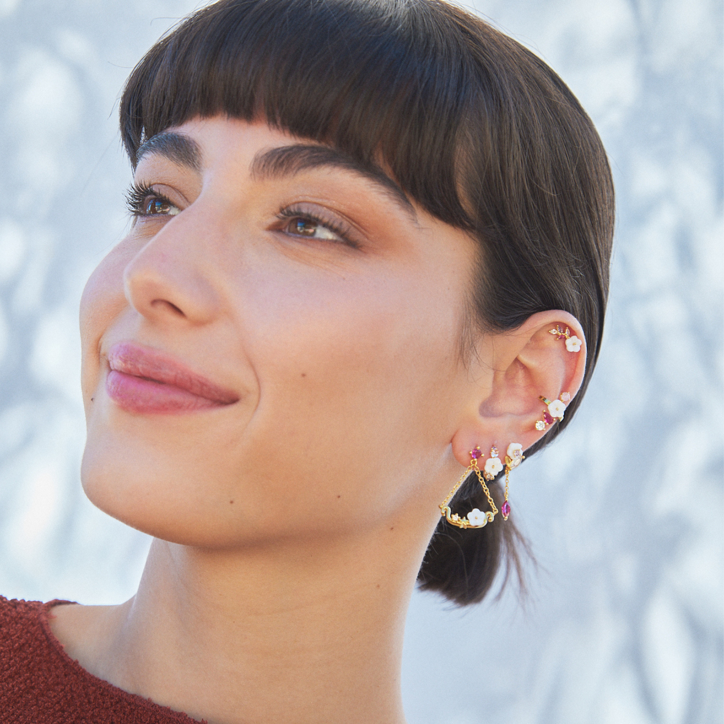ARO AZALEA PIERCING EARRING