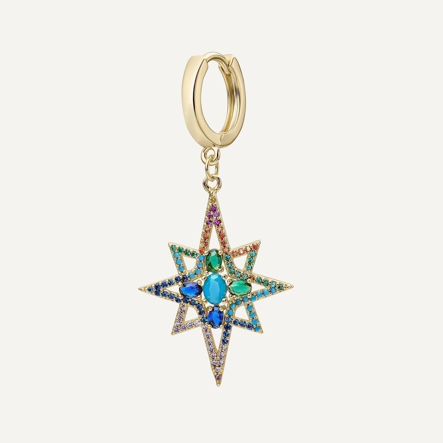 SAFIYA HOOP PIERCING EARRING