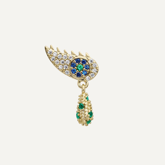 AISHA-EYE PIERCING EARRING