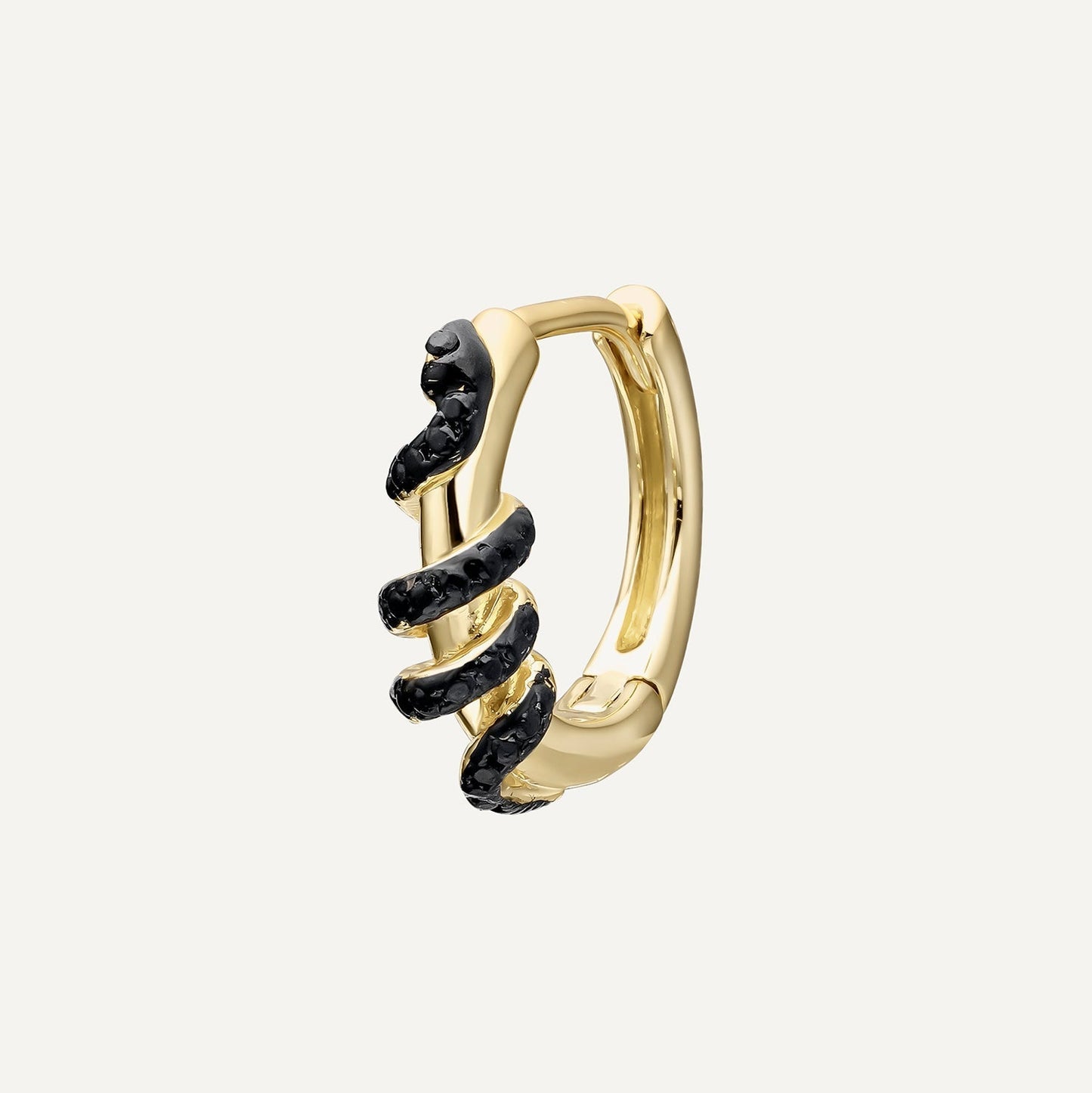 VIPER HOOP PIERCING EARRING