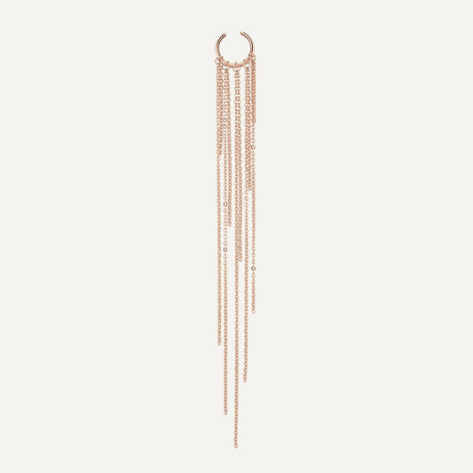 EAR CUFF ORO ROSA CASCADE