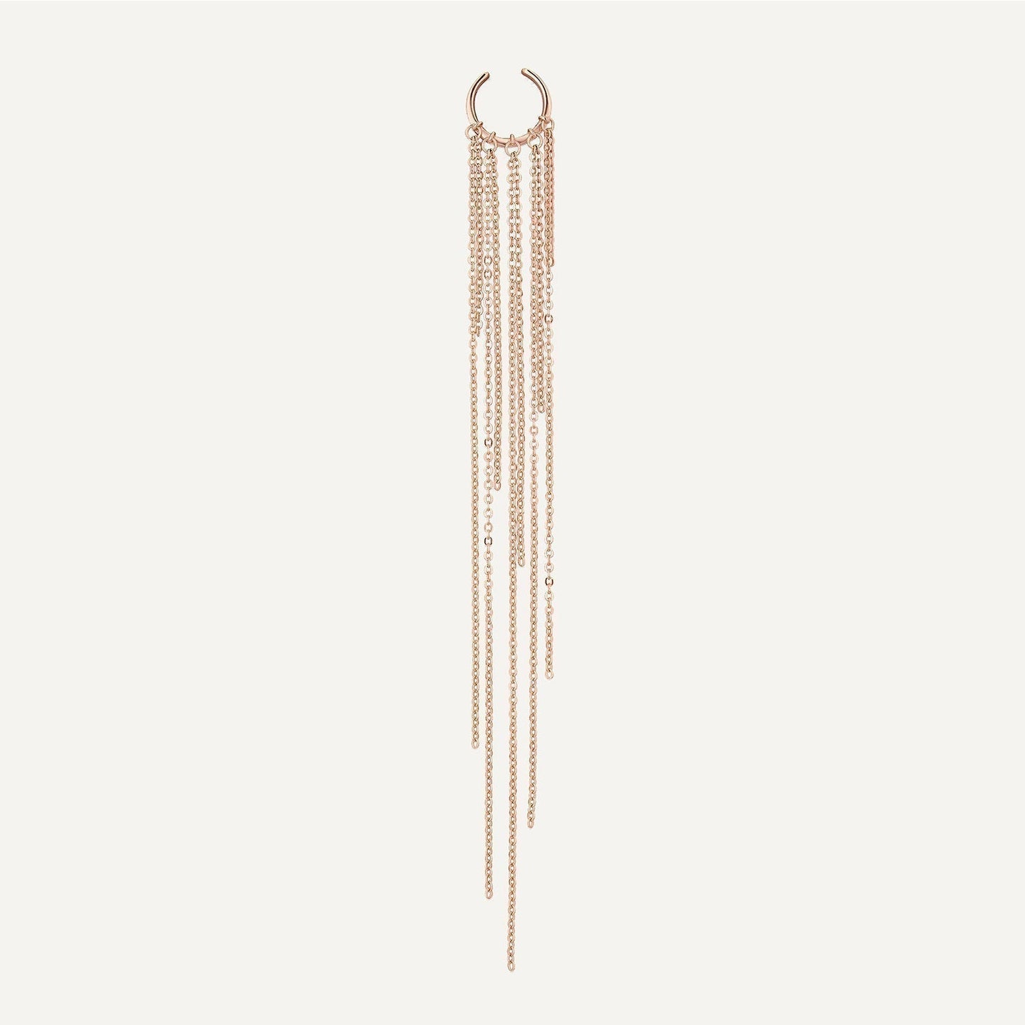 EAR CUFF ORO ROSA CASCADE