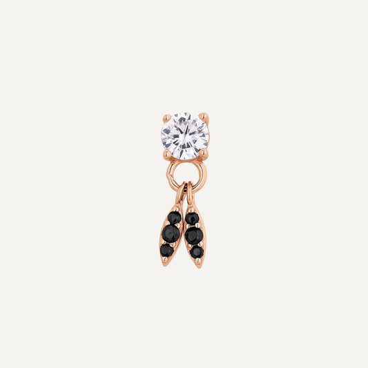 ALGIERS PINK GOLD PIERCING EARRING