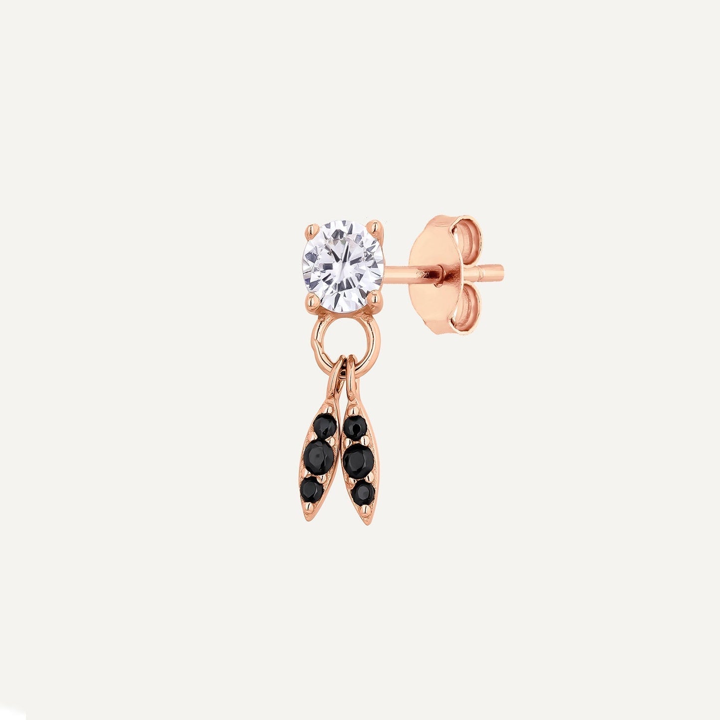 ALGIERS PINK GOLD PIERCING EARRING
