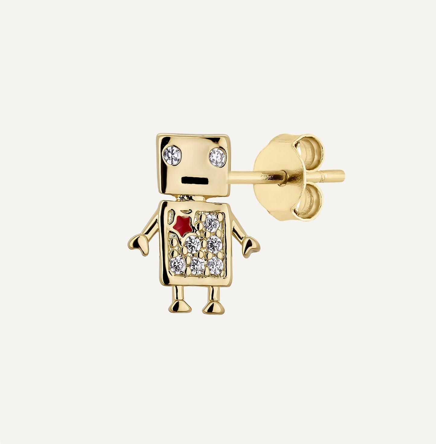 PENDIENTE PIERCING ROB THE ROBOT