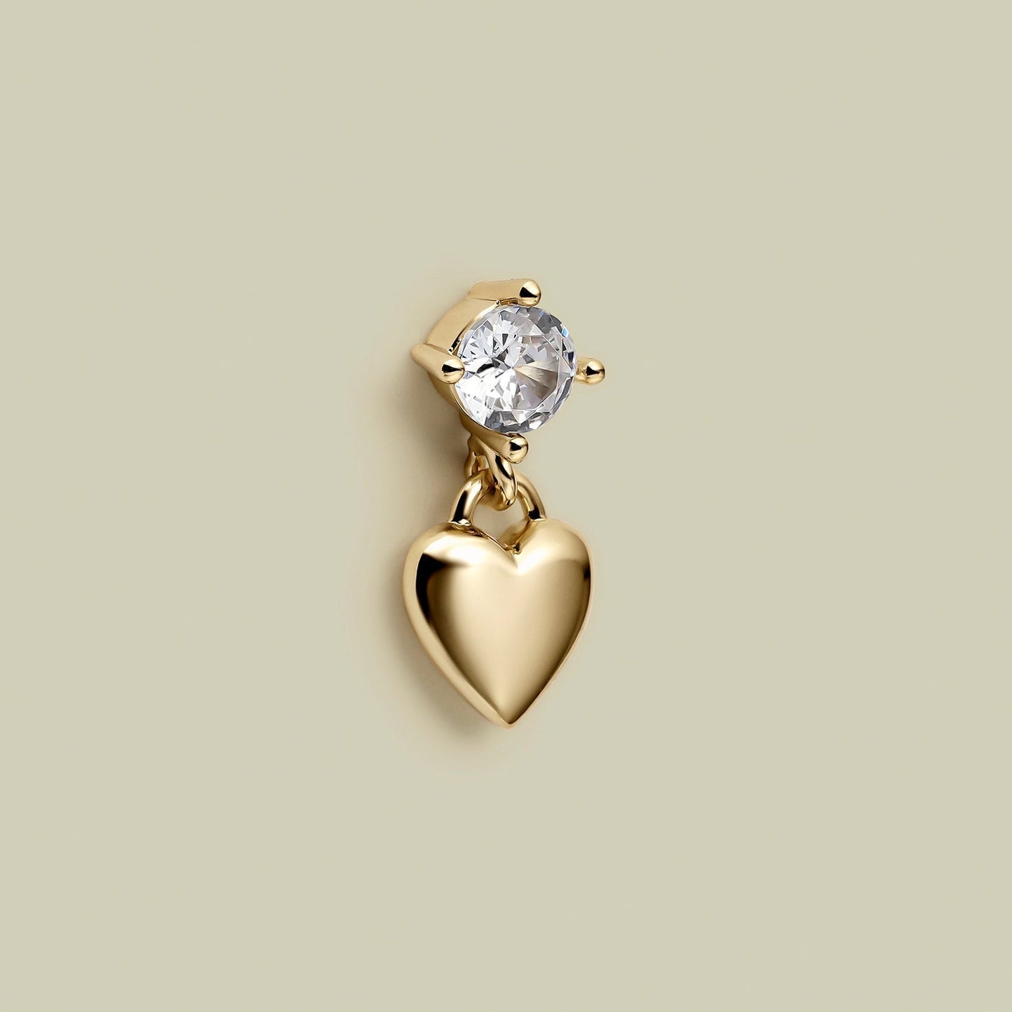 BRIGHT HEART PENDANT PIERCING