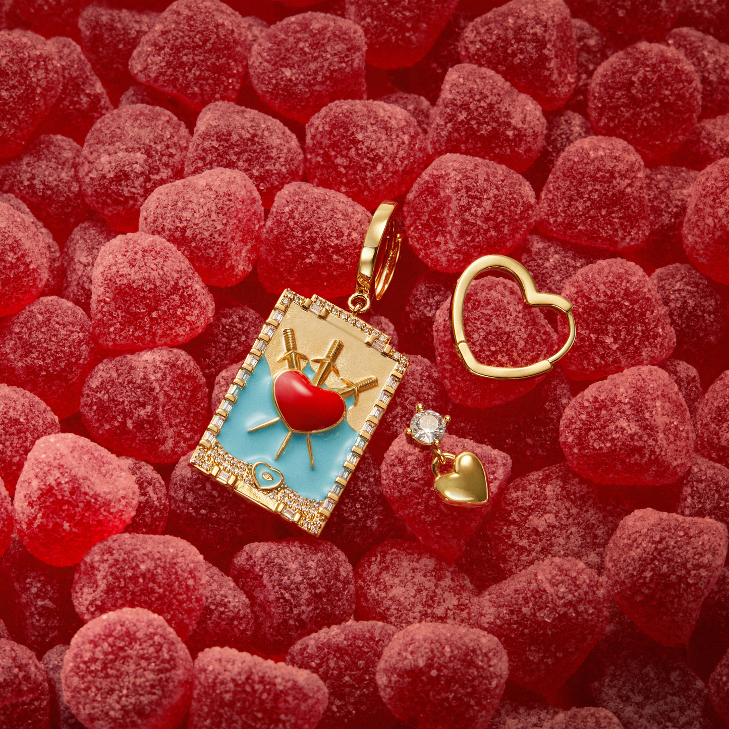 BRIGHT HEART PENDANT PIERCING