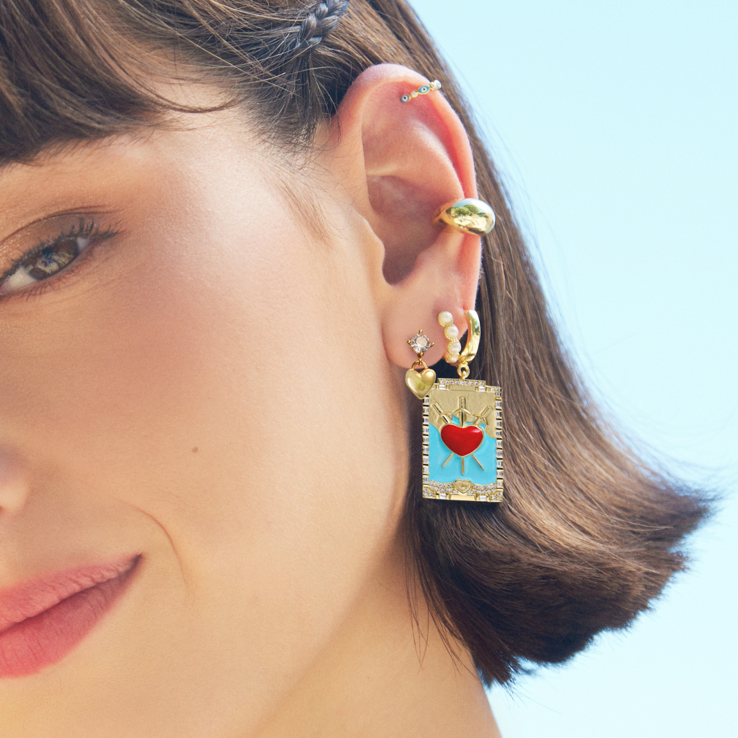BRIGHT HEART PENDANT PIERCING