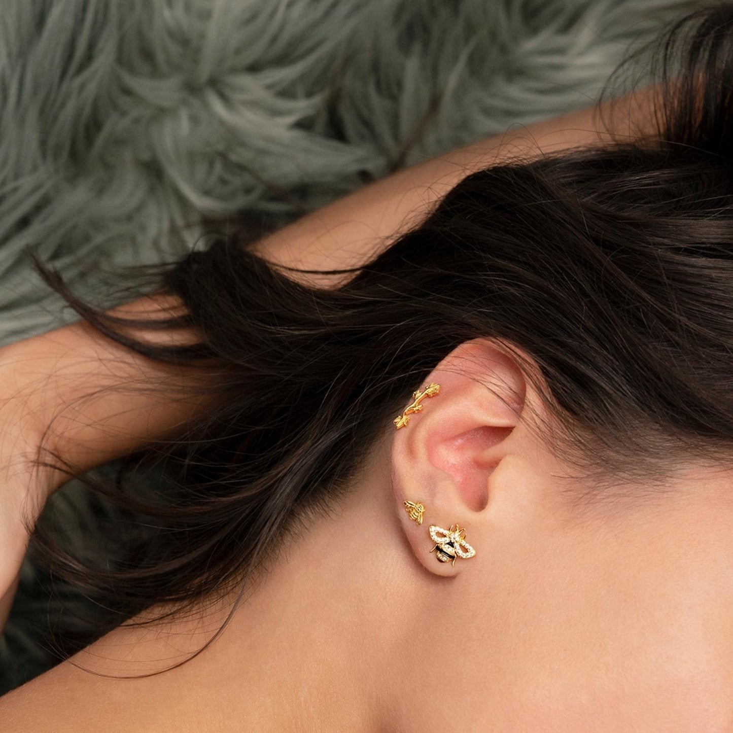 REINA DES ABEILLES SINGLE EARRING
