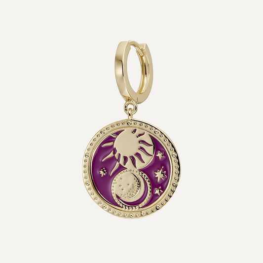 COSMIC VIBES HOOP PIERCING EARRING
