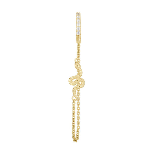 EARRING PIERCING ARO SERPENT-PUNK