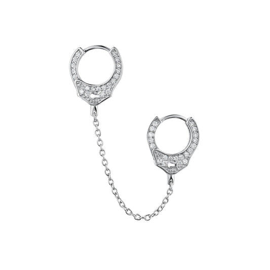 ESPOSAS NIGHT VENTURE SILVER SINGLE EARRING