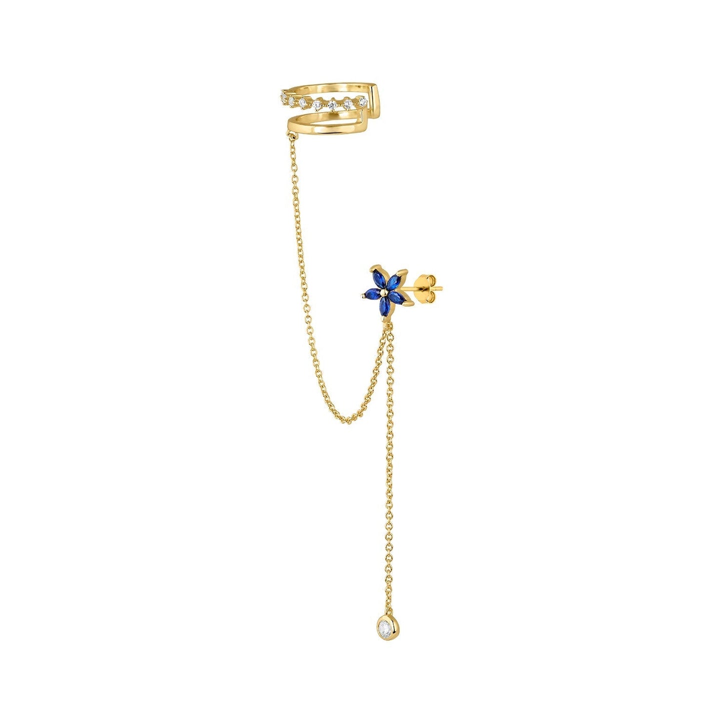 ASHANTI DOUBLE EARRING