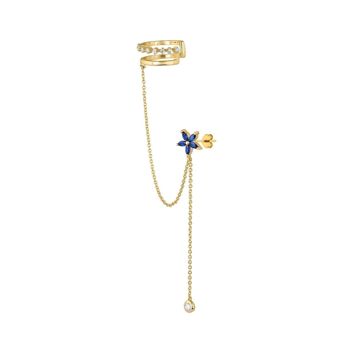 ASHANTI DOUBLE EARRING