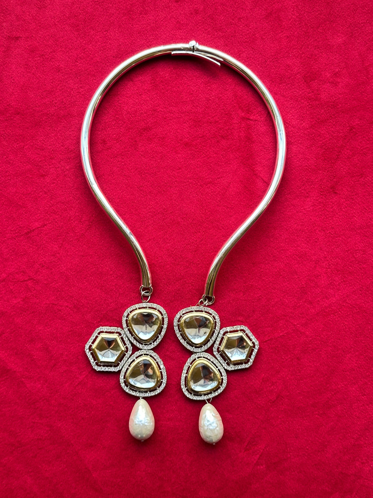 Polki Celestial Collar Necklace