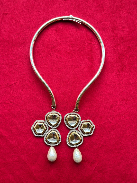 Polki Celestial Collar Necklace