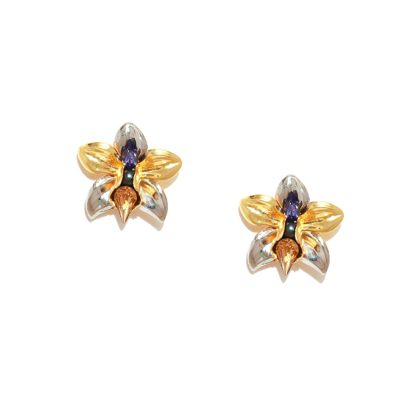 Baby Orchid Earrings
