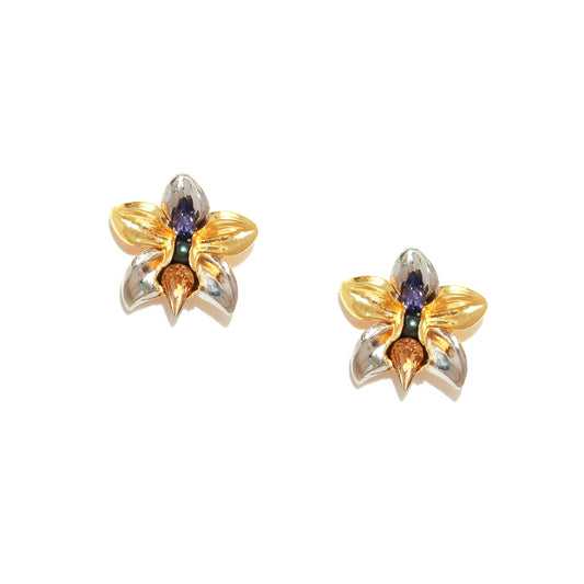 Baby Orchid Earrings