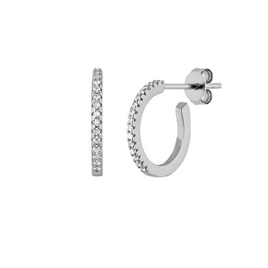 GALA SILVER HOOPS