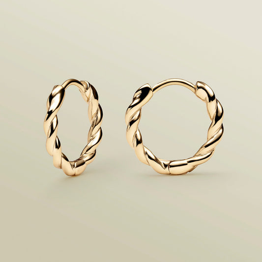 NEW ORLEANS HOOPS EARRINGS