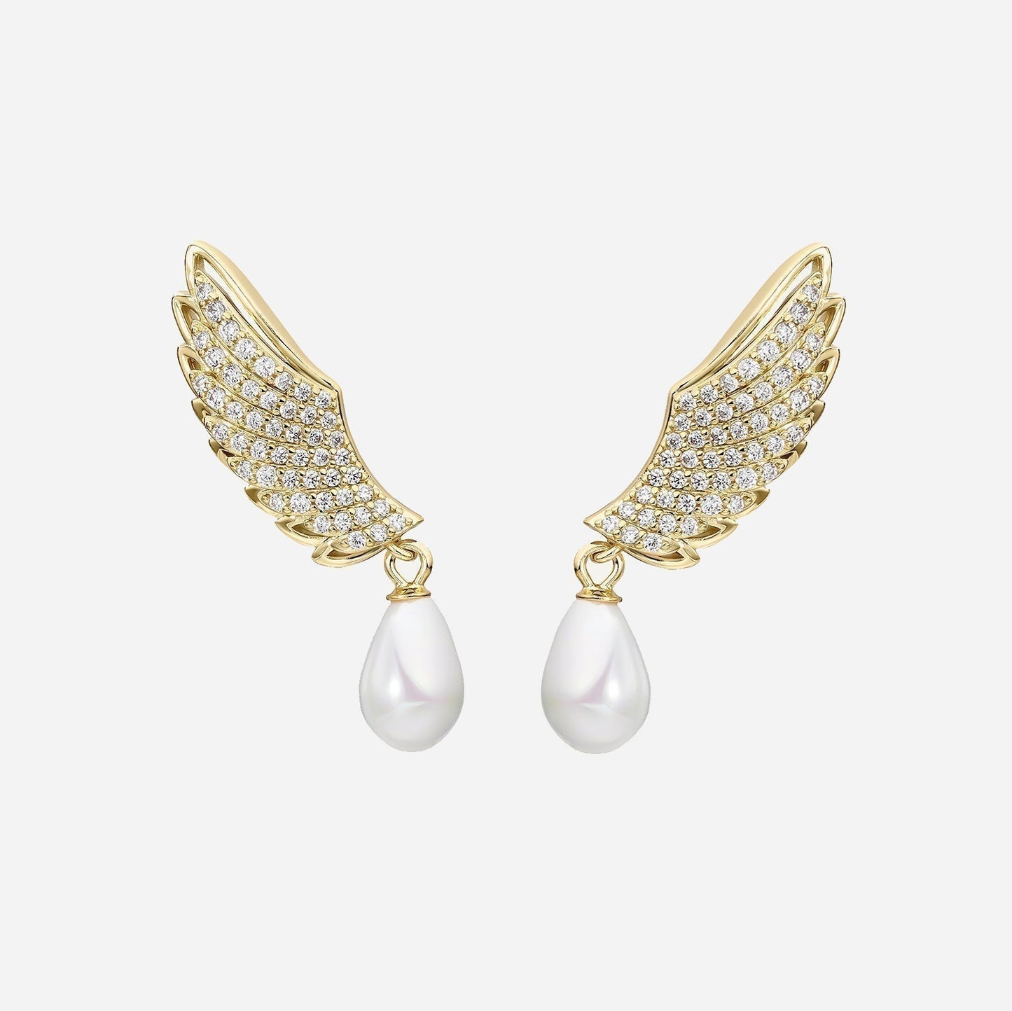EARRING PEARL WINGS