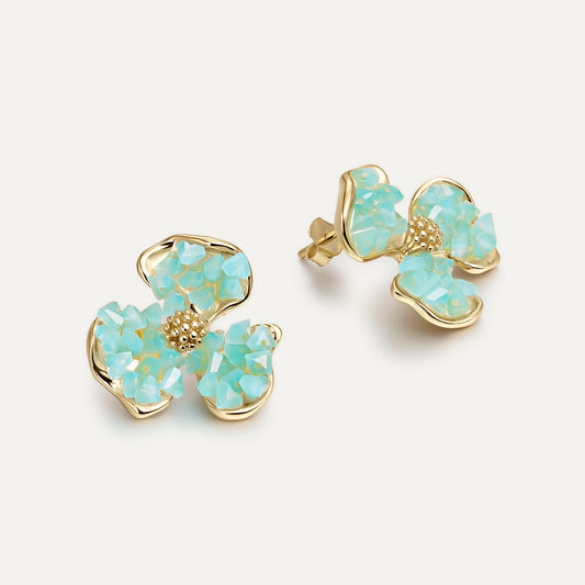 IRIS FLOWER EARRING