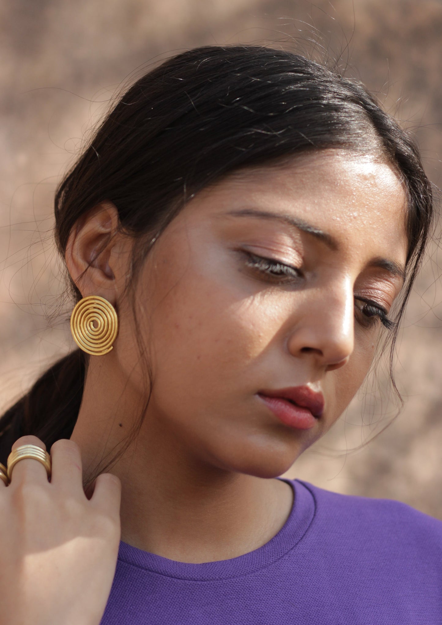 SPIRAL EARSTUDS