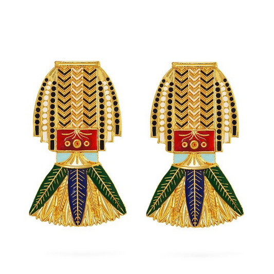 Cleopatra Earrings (Green)
