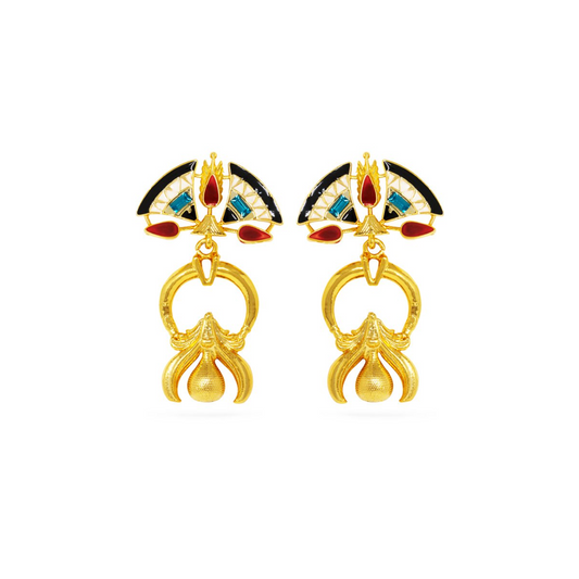Blue Logo Allure Earrings