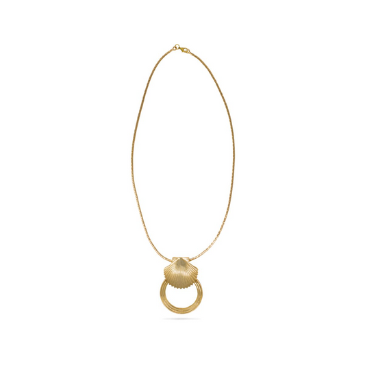 Shell Hoop Necklace