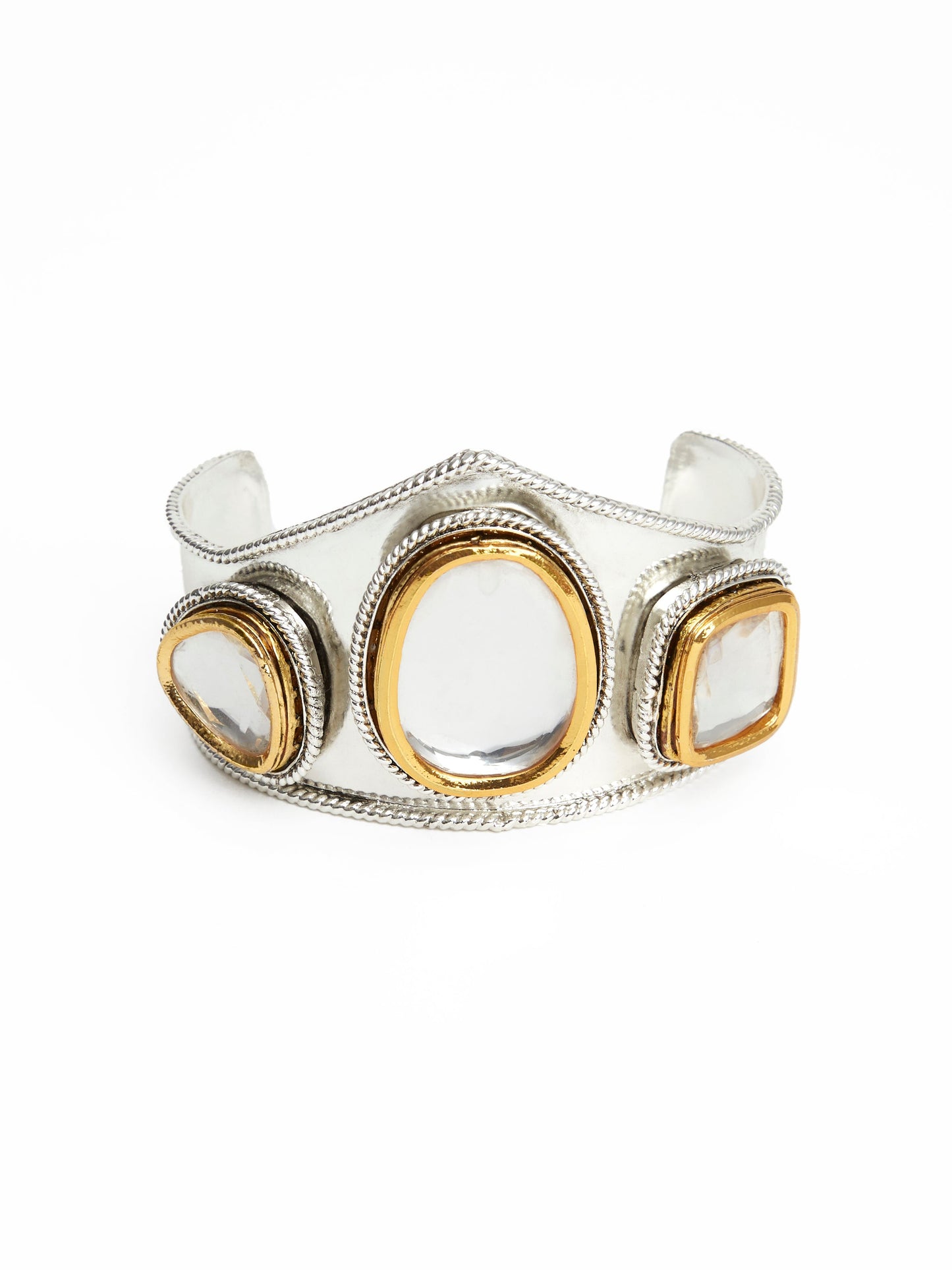 Polki Wonder Woman Handcuff Silver