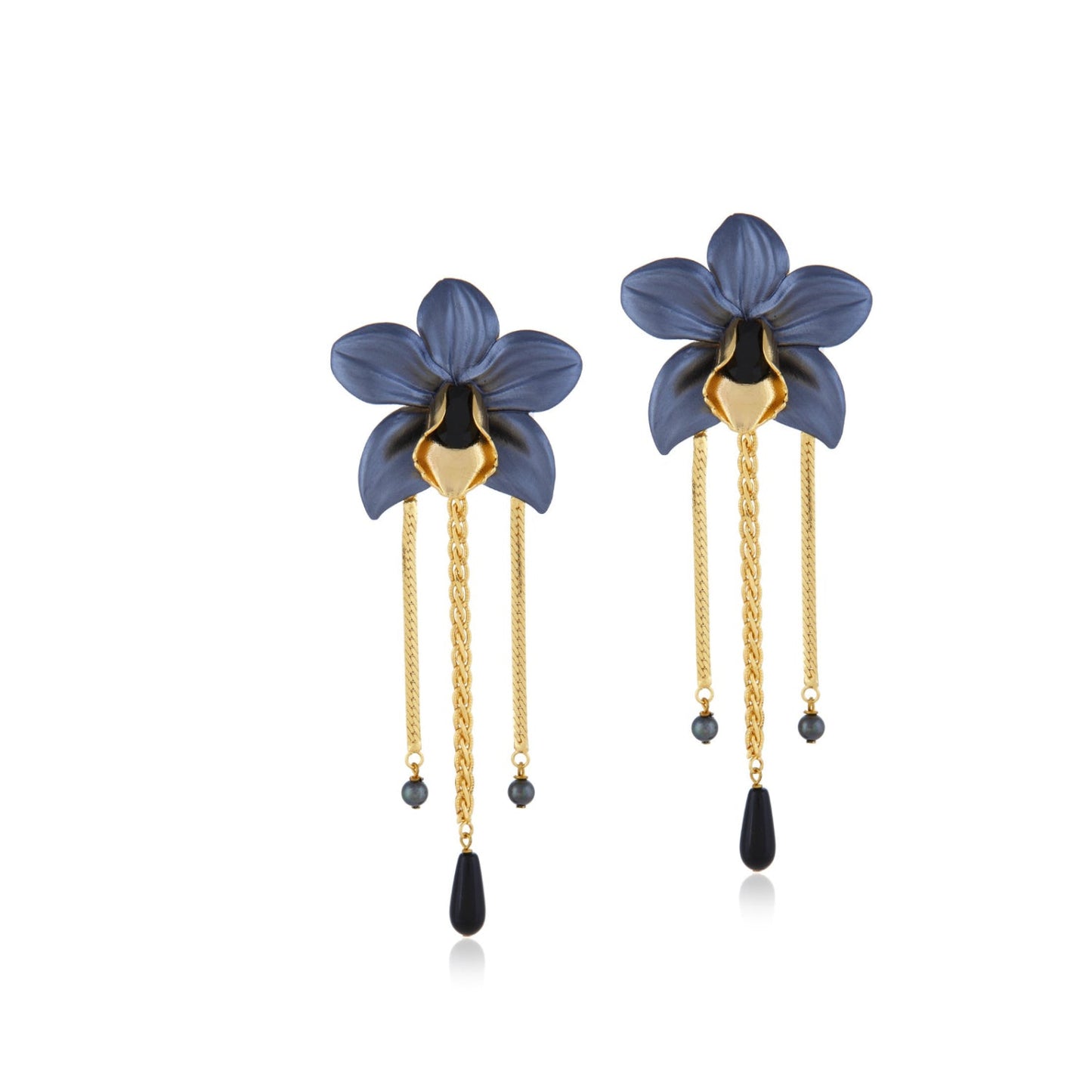Metallic Orchids (Grey)