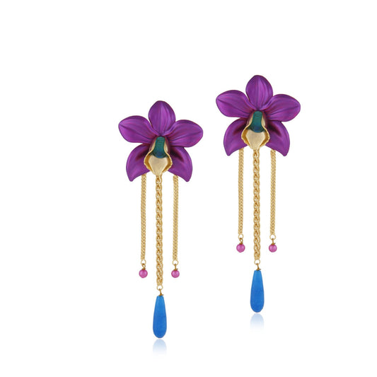 Metallic Orchids (Fuchsia)