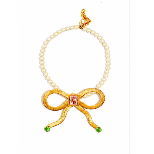 Blair Bow Necklace