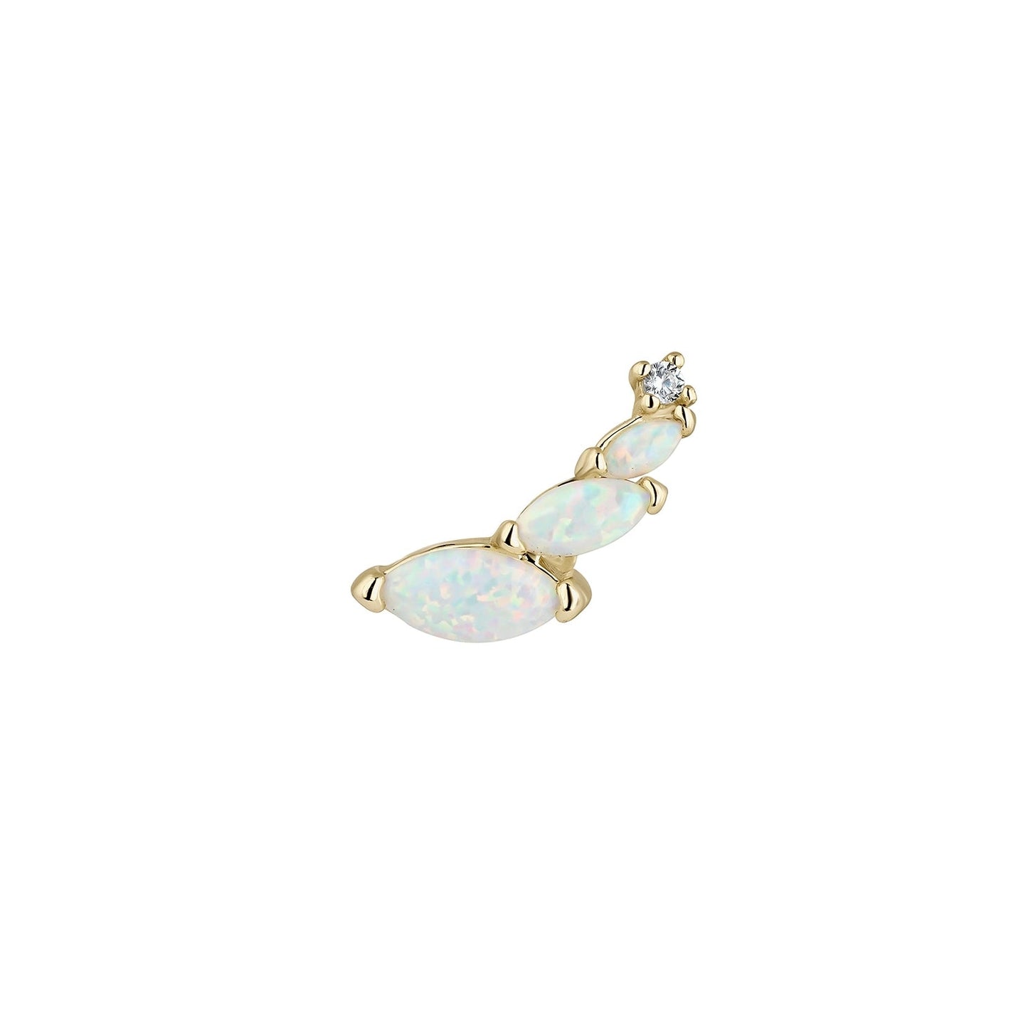 LOTUS CLIMBING EARRINGS